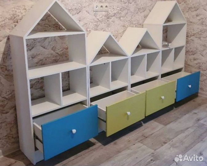 Стеллаж Домик модульный. В наличии