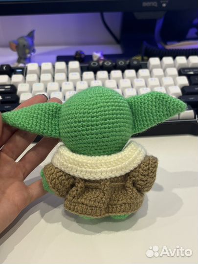 Вязанная игрушка Грогу