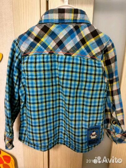 Рубашки на мальчика на 1-2 года