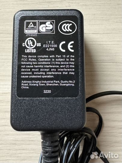 Блок питания (адаптер) для педалей эффектов NUX AC