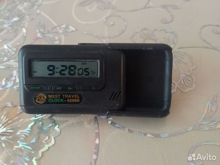 Часы пейджер West travel clock-6688B