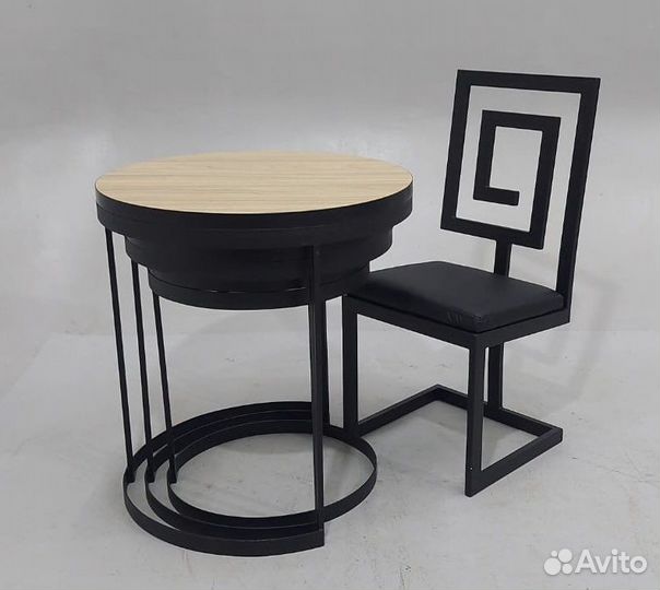 Лофт мебель из металла и дерева