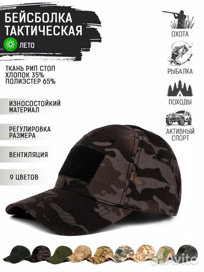 Бейсболка Кепка Цвет - Темный катонс