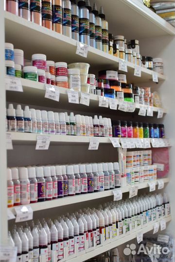 Пищевые красители гелевые и сухие