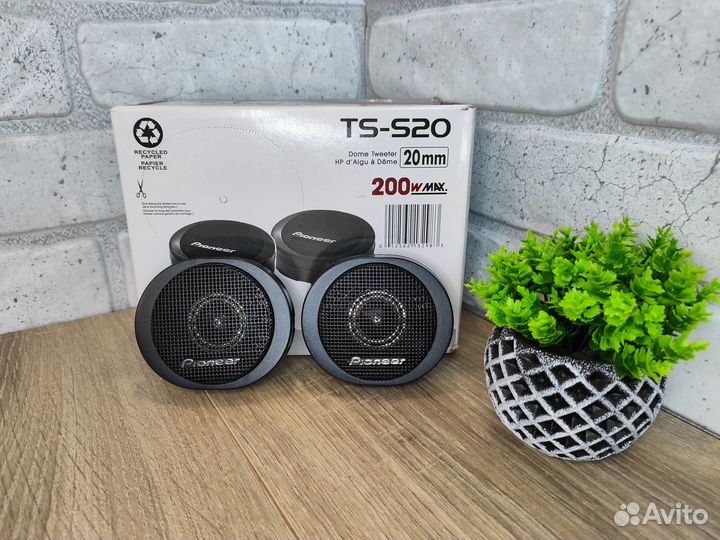 Пищалки твитеры Pioneer TS-S20 с кросcовером