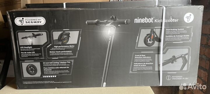 Электросамокат Ninebot KickScooter F2 Plus, новый