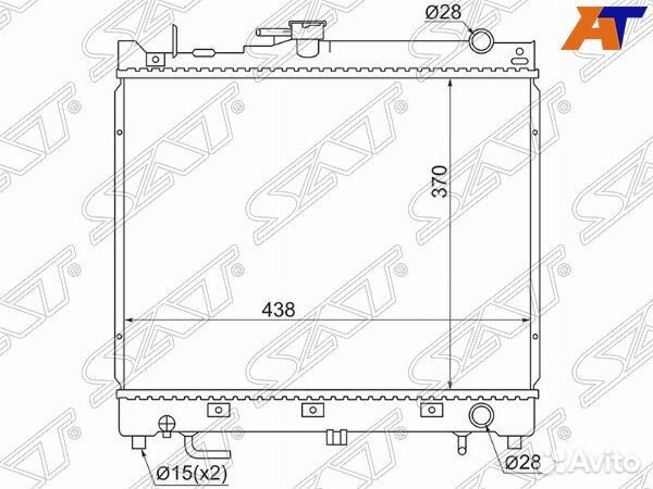 Радиатор suzuki jimny wide