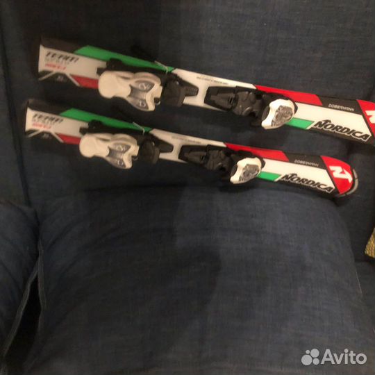Комплект горные лыжи и ботинки