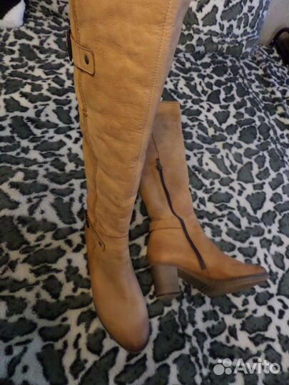 Сапоги замша зимние