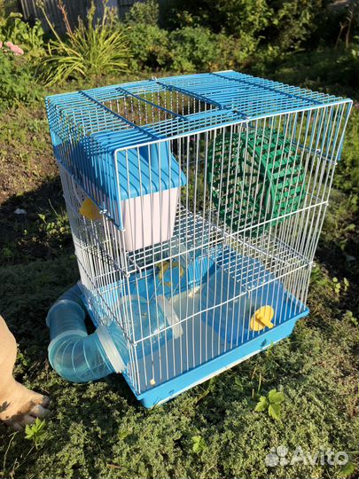 Клетка для хомяка 3 этажа