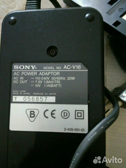 Видиокамера sony