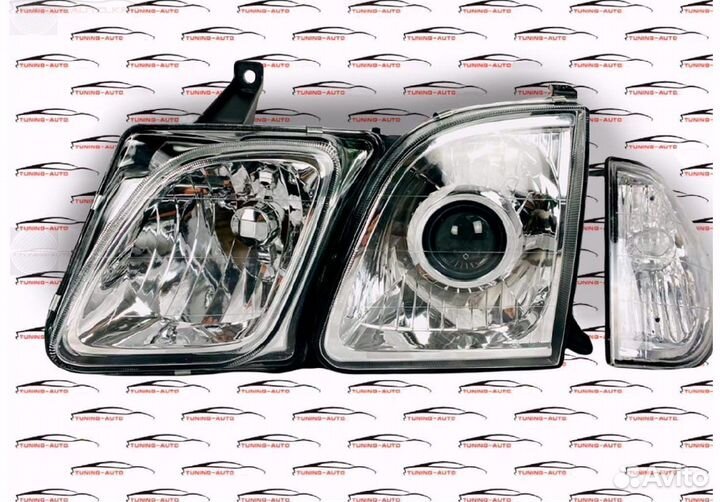 Фары lexus lx470 галоген