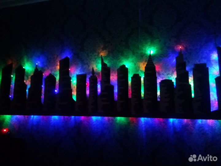 Настенная инсталляция ручной работы 