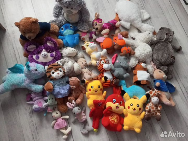 Мягкие игрушки пакетом