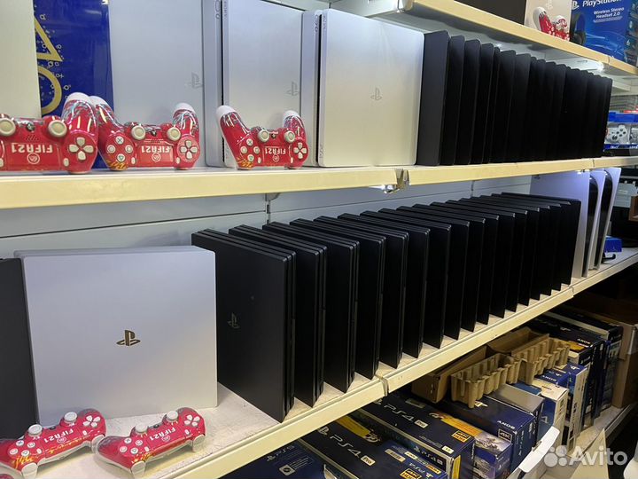 PS4 Sony Playstation 4 pro + 400 игр В рассрочку