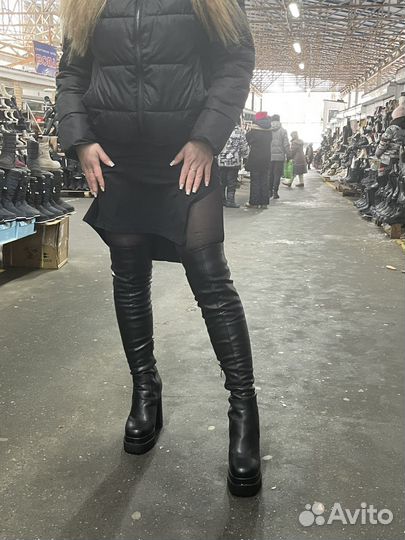 Сапоги женские ботфорты зимние 37