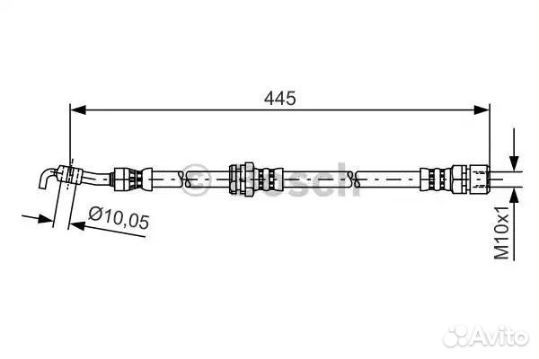 Шланг тормозной