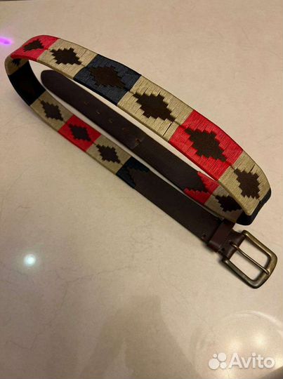 Мужской кожаный ремень