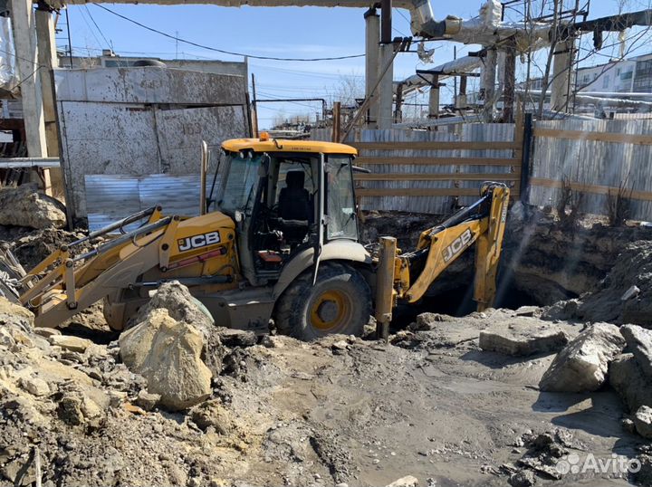 Услуги экскаватора погрузчика JCB