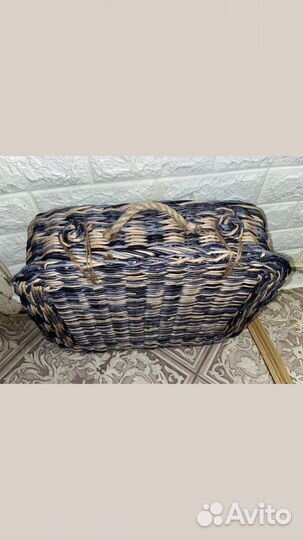 Плетеный чемодан