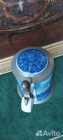 Пивная кружка genuine blue china nautica 1983