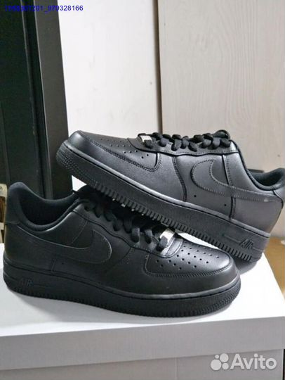 Кроссовки Nike Air Force 1 Low Black Оригинал (Арт