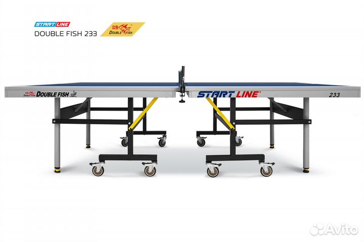 Стол теннисный Double Fish 233 синий