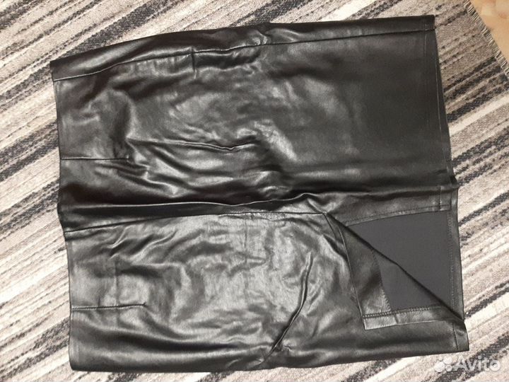 Юбка экокожа