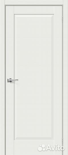 Дверь межкомнатная белая Браво