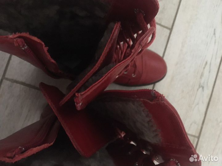 Ботинки натуральная кожа новые