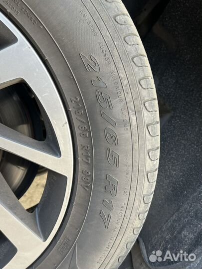 Колеса r17 оригинал tiguan skoda audi