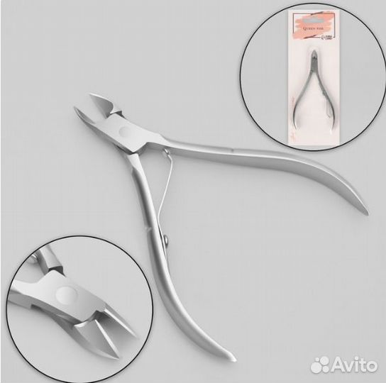 Кусачки маникюрные для кутикулы, 9,5 см, длина лез