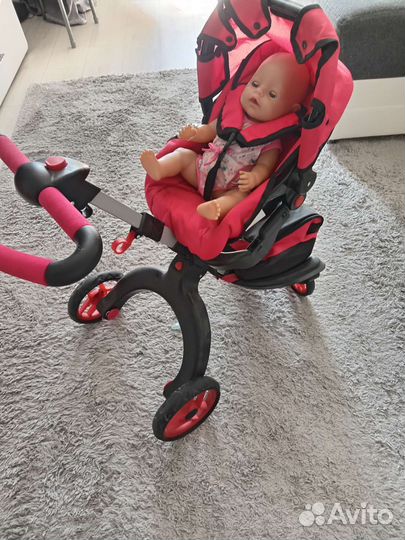 Коляска для кукол aurora