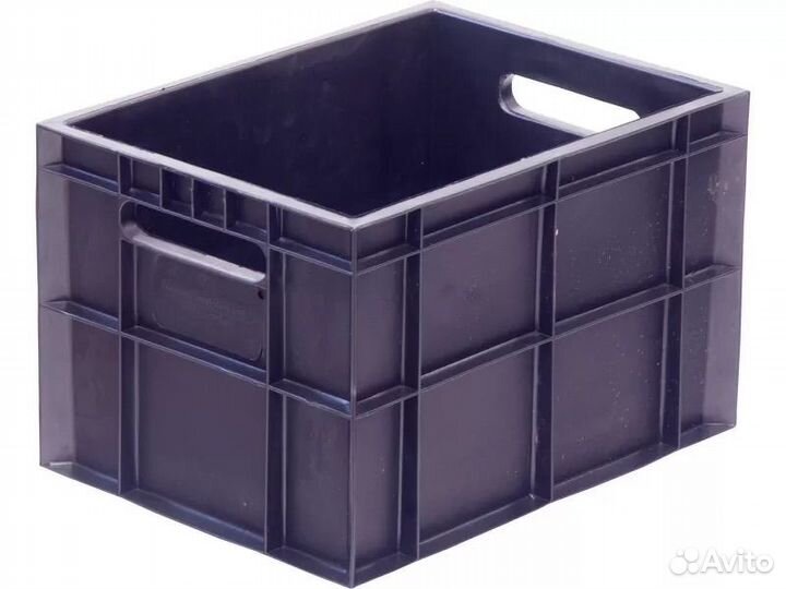 Ящик молочный финпак 400х300х280мм, черный