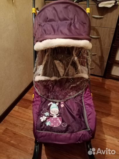 Детские санки с колесами