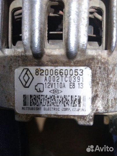 Генератор Renault logan