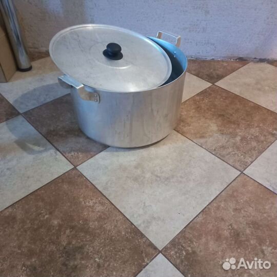 Кастрюля алюминиевая 15 литров