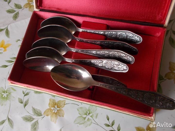 Чайные ложки СССР нержавейка новые