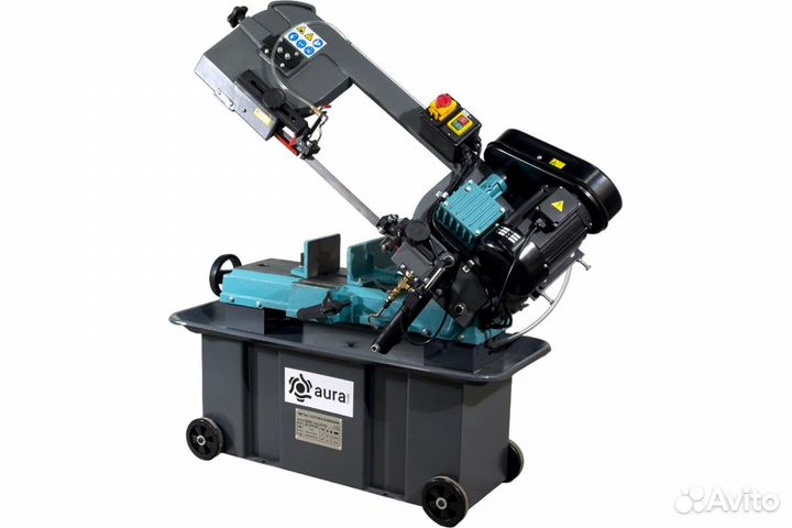 Ленточнопильный станок по металлу aura tools lm-180b/380 40180300