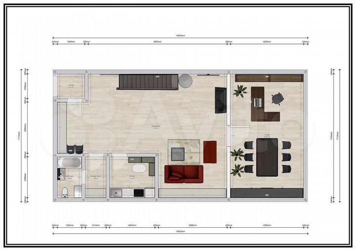 Своб. планировка, 180 м² (Испания)
