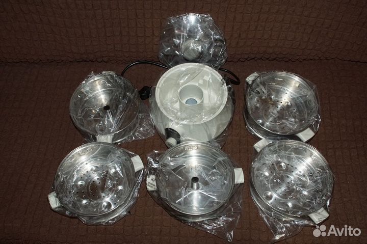 Пароварка Kitfort - нержавеющая сталь