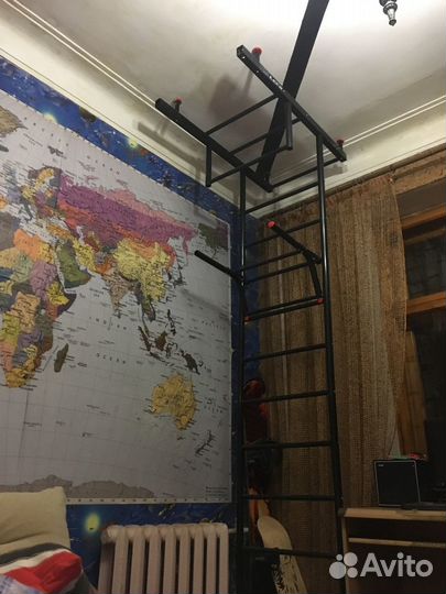 Шведская стенка с турником и брусьями бу