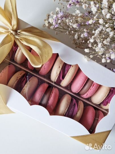 Десерты макаронс, макарон, макарун