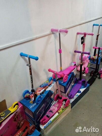 Самокаты детские (разные, новые)