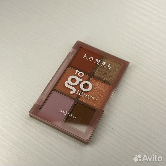 Набор теней для век Lamel 404