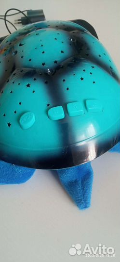 Черепаха ночник с музыкой и звёздное небо