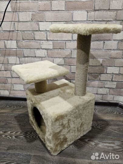Когтеточка домик для кошки бу