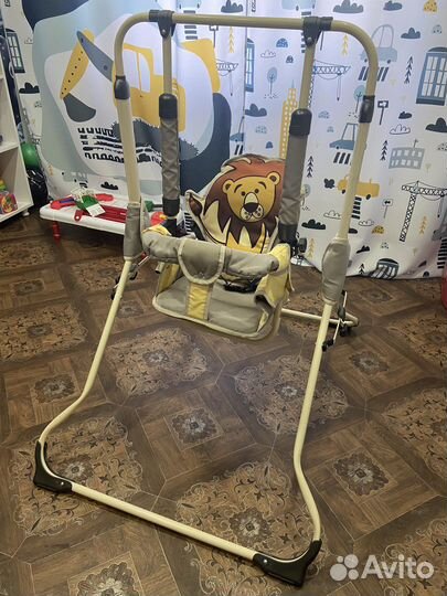 Детская качель напольная
