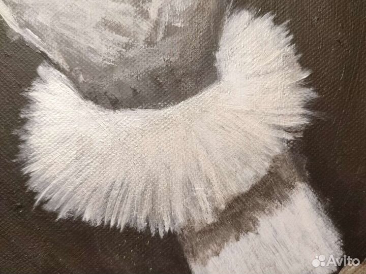 Интерьерная картина чб акрил на холсте 30х40