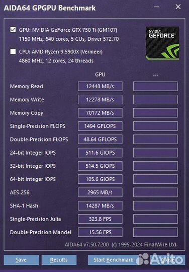 Видеокарта gtx 750 ti 2gb